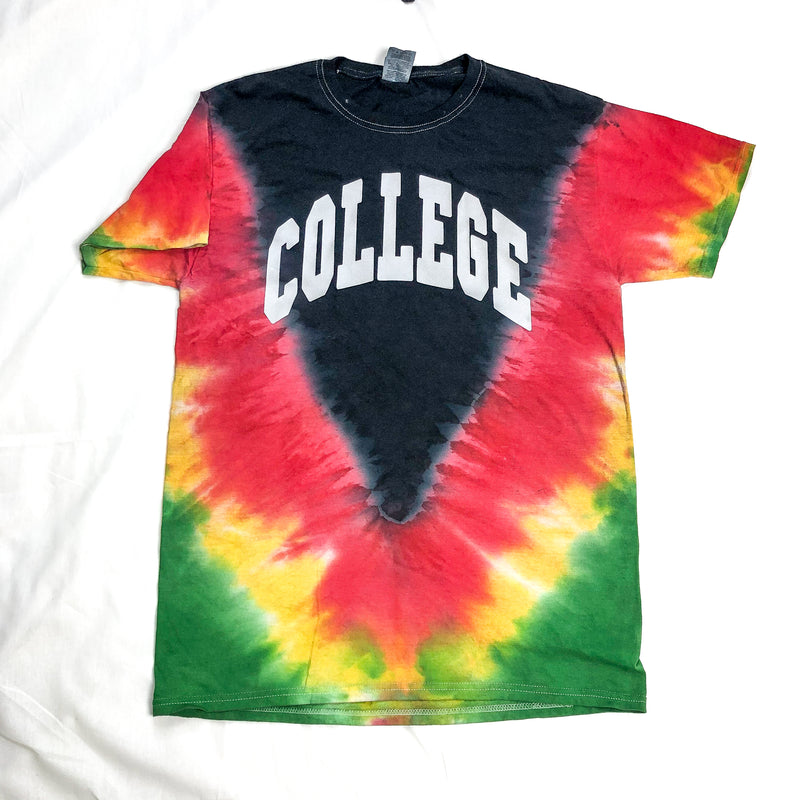 3M College Tee in Tie Dye